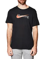 Koszulki męskie - Nike Męski t-shirt U Nk Df Tee Hbr czarny M - miniaturka - grafika 1