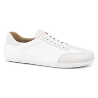 Półbuty męskie - WASAK Buty męskie barefoot minimalistyczne skórzane 0742W białe - miniaturka - grafika 1