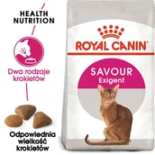 Mokra karma dla kotów - Royal Canin Exigent Savour Sensation 35/30) 10kg + Żwirek silikonowy CAT SAND 11x3,8l 16kg) 230290 - miniaturka - grafika 1