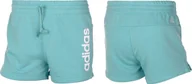 Spodenki męskie - Spodenki damskie adidas Essentials Slim Lo niebieskie H07886-S - miniaturka - grafika 1