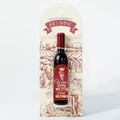 Korkociągi i otwieracze - Be-Happy Gifts Otwieracz do wina korkociąg - Wino nie pyta... - miniaturka - grafika 1