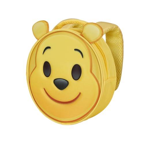 Kubuś Puchatek Send-Plecak Emoji, Żółty, 22 x 22 cm, Pojemność 4 L