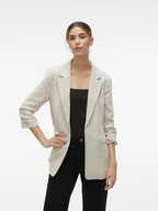 Marynarki i żakiety damskie - Vero Moda Blezer "Frida" w kolorze kremowym - miniaturka - grafika 1