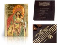 Ikony i obrazy sakralne - Ikona religijna Matka Boża Kykkotissa wg. Simona Uszakowa - miniaturka - grafika 1