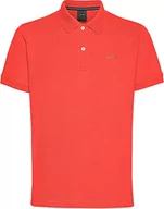 Koszulki męskie - Geox Męska koszulka polo M (DE), Aura ORANGE, L, Aura Orange, L - miniaturka - grafika 1