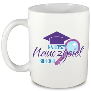 Prezent kubek dla nauczyciela, nauczyciel BIOLOGII + imię, 2 - Kubki - miniaturka - grafika 1