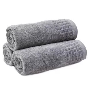 Ręcznik Kąpielowy Larisa 50X100 Stalowy - Ręczniki - miniaturka - grafika 1