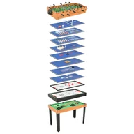 Piłkarzyki - shumee Stół do gier 15 w 1 121x61x82 cm klon - miniaturka - grafika 1