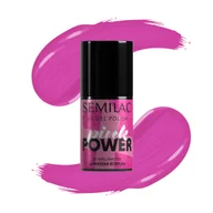Lakiery hybrydowe - Semilac Pink Power, lakier hybrydowy, A703 Pink Power, 7ml - miniaturka - grafika 1