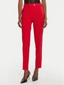 Spodnie damskie - Rinascimento Chinosy CFC0126225003 Czerwony Slim Fit - miniaturka - grafika 1
