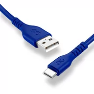 Kable USB - Kabel USBA-USBC  BASIC 1.2m granatowy - miniaturka - grafika 1