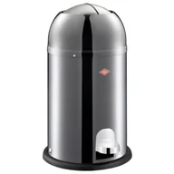 Kosze na śmieci - Wesco Kosz na śmieci 180314-41 Kickmaster Junior 12L Srebrny - miniaturka - grafika 1