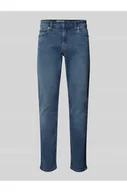 Spodnie męskie - Jeansy o kroju slim fit z naszywką z logo model Loom - Only & Sons - miniaturka - grafika 1