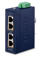Pozostałe akcesoria sieciowe - PLANET Industrial 2-port 10/100/1000T Gigabit Ethernet (10/100/1000) Obsługa PoE Niebieski IPOE-260 - miniaturka - grafika 1