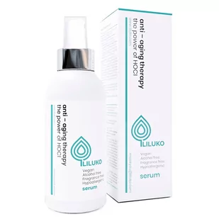 Liluko Anti-aging therapy nawilżające przeciwzmarszczkowe serum wegańskie - Serum do twarzy - miniaturka - grafika 1