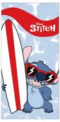 Okrycia kąpielowe dla dzieci - Ręcznik kąpielowy plażowy na basen szybkoschnący Stitch Stich Surfer 70x140 - miniaturka - grafika 1