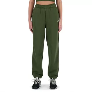 Spodnie sportowe damskie - Spodnie New Balance WP33513KOU - zielone - grafika 1