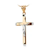 Biżuteria religijna - Złoty krzyżyk WXX5289 - miniaturka - grafika 1