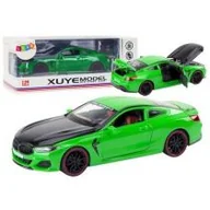 Samochody i pojazdy dla dzieci - Auto sportowe metalowe napęd frykcyjny zielone Leantoys - miniaturka - grafika 1