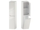 Szafki łazienkowe - Słupek Łazienkowy ETH 30 cm DK Prawy - Kaszmir Wysoki Połysk - miniaturka - grafika 1