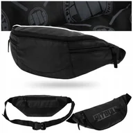 Nerki - NERKA saszetka biodrowa PITBULL torebka na pas NEW LOGO czarna - miniaturka - grafika 1