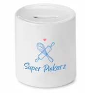 Skarbonki - SKARBONKA DLA PIEKARZA SUPER PIEKARZ PREZENT z Nadrukiem ze Zdjęciem - miniaturka - grafika 1