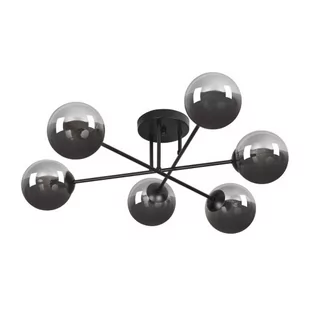 Emibig BRENDI 6B BL GRAFIT 832/6B lampa sufitowa 6x40W/E14 IP20 832/6B - Lampy sufitowe - miniaturka - grafika 1