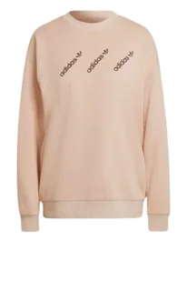Bluza damska Adidas Crew beżowa bawełniana-XXS - Bluzy damskie - miniaturka - grafika 1
