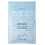 Maseczki do twarzy - S.nature Super Aquagel Oasis Ampule Mask nawilżająca maska w płachcie 30 ml - miniaturka - grafika 1