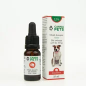 Pokarm dla ryb - Olejek konopny 2,5% dla zwierząt wołowina 10ml - miniaturka - grafika 1