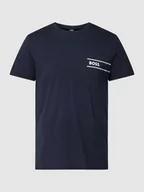 Piżamy męskie - T-shirt z detalem z logo - miniaturka - grafika 1