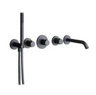 Baterie wannowe i prysznicowe - Paffoni Modular Box - Termostatyczna podtynkowa  bateria wannowa do obsługi dwóch wyjść wody, Warm Sunset MDE001NO - miniaturka - grafika 1