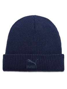 Puma Czapka Classics Mid Fit Beanie 025677 03 Granatowy - Czapki damskie - miniaturka - grafika 1