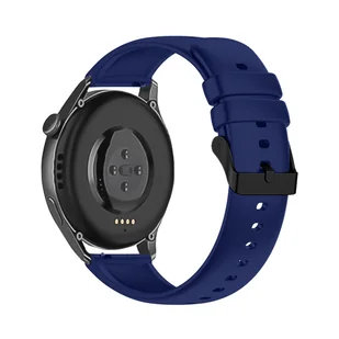 Strap One silikonowa opaska pasek bransoleta bransoletka do zegarka Huawei Watch GT 3 46 mm granatowy - Akcesoria do smartwatchy - miniaturka - grafika 2
