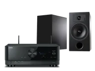 Kino domowe - Yamaha RX-V6A (czarny) + Tesi 3 (czarny) - miniaturka - grafika 1