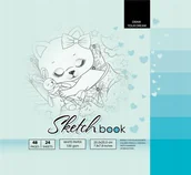 Przybory szkolne - Szkicownik 200x200/48K 100g TW FRESH Nowa - miniaturka - grafika 1