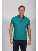 Koszulki sportowe męskie - Maul Sport Koszula funkcyjna "Coesfeld II" w kolorze turkusowym - miniaturka - grafika 1