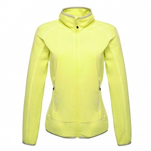 Regatta Damska kurtka polarowa Ashmore z zamkiem błyskawicznym LimeFizz/Whi 16