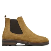 Botki męskie - Sztyblety Pepe Jeans Leeds Road M PMS500001 Brązowy - miniaturka - grafika 1