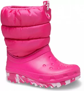 Dziecięce Zimowe Śniegowce Ocieplane Crocs 32-33 - Śniegowce damskie - miniaturka - grafika 1
