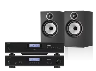 Rotel A11 Tribute (czarny) + CD11 Tribute (czarny) + 606 S3 (czarny) - Zestawy stereo - miniaturka - grafika 1