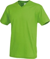 Koszulki męskie - Koszulka męska Stedman ST2300 Classic V-Neck - Kolor: Żółty - Rozmiar: XL - miniaturka - grafika 1