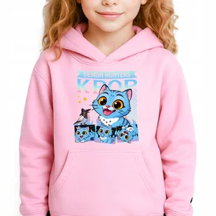 Bluza Dziecięca Różowa Z Kapturem KPOP TIGER Muzyka Bajka Kpop Wz - 128 cm - Bluzy dla dziewczynek Bluza Dziecięca Różowa Z Kapturem KPOP TIGER Muzyka Bajka Kpop Wz - 128 cm - Bluzy dla dziewczynek - miniaturka - grafika 1