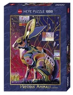 Puzzle - Heye Puzzle 1000 elementów. Cenne zwierzęta, królik - miniaturka - grafika 1