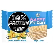 Zdrowa żywność - Wafelki Waniliowe bez Dodatku Cukru Happy FIT Pro, 95g - miniaturka - grafika 1