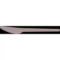 Naczynia i sztućce jednorazowe - Bagstar Nóż RCPLA 16,5cm czarny (50szt) VR-KN6.5B 100% biodegradowalny - miniaturka - grafika 1