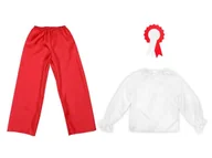 Dresy i komplety dla dziewczynek - ZESTAW NARODOWY BIAŁO-CZERWONY 98-110 3el - miniaturka - grafika 1