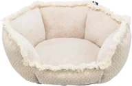 Legowiska dla psów - Trixie Boho bed, square, 50 × 50 cm, beige - miniaturka - grafika 1