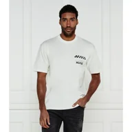 Koszulki męskie - HUGO T-shirt Drallie Oversize fit - miniaturka - grafika 1