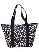 Torebki damskie - Disney Mickey Minnie Mouse Icon Polka Dot Travel Beach Tote (Mickey & Minnie) - miniaturka - grafika 1